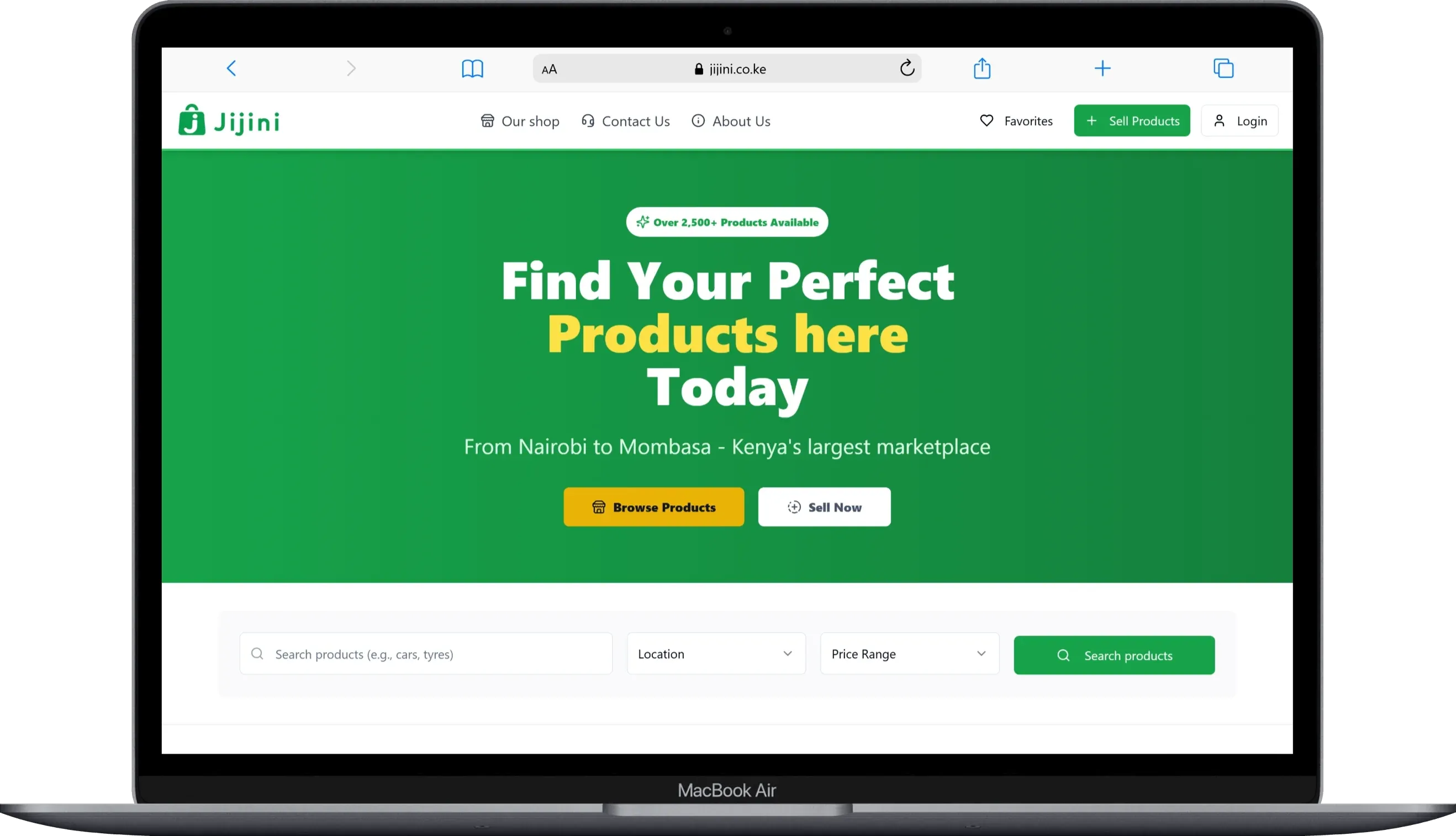 Jijini | Marketplace Website